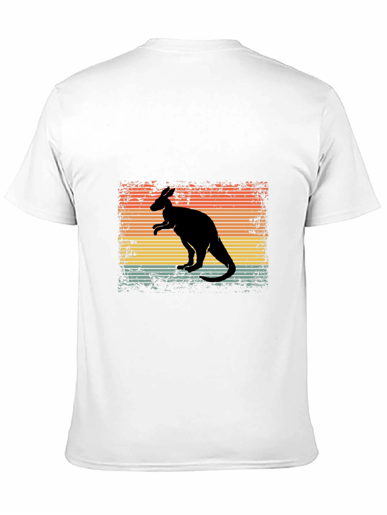 Retro Kangaroo Graphic T-Shirt