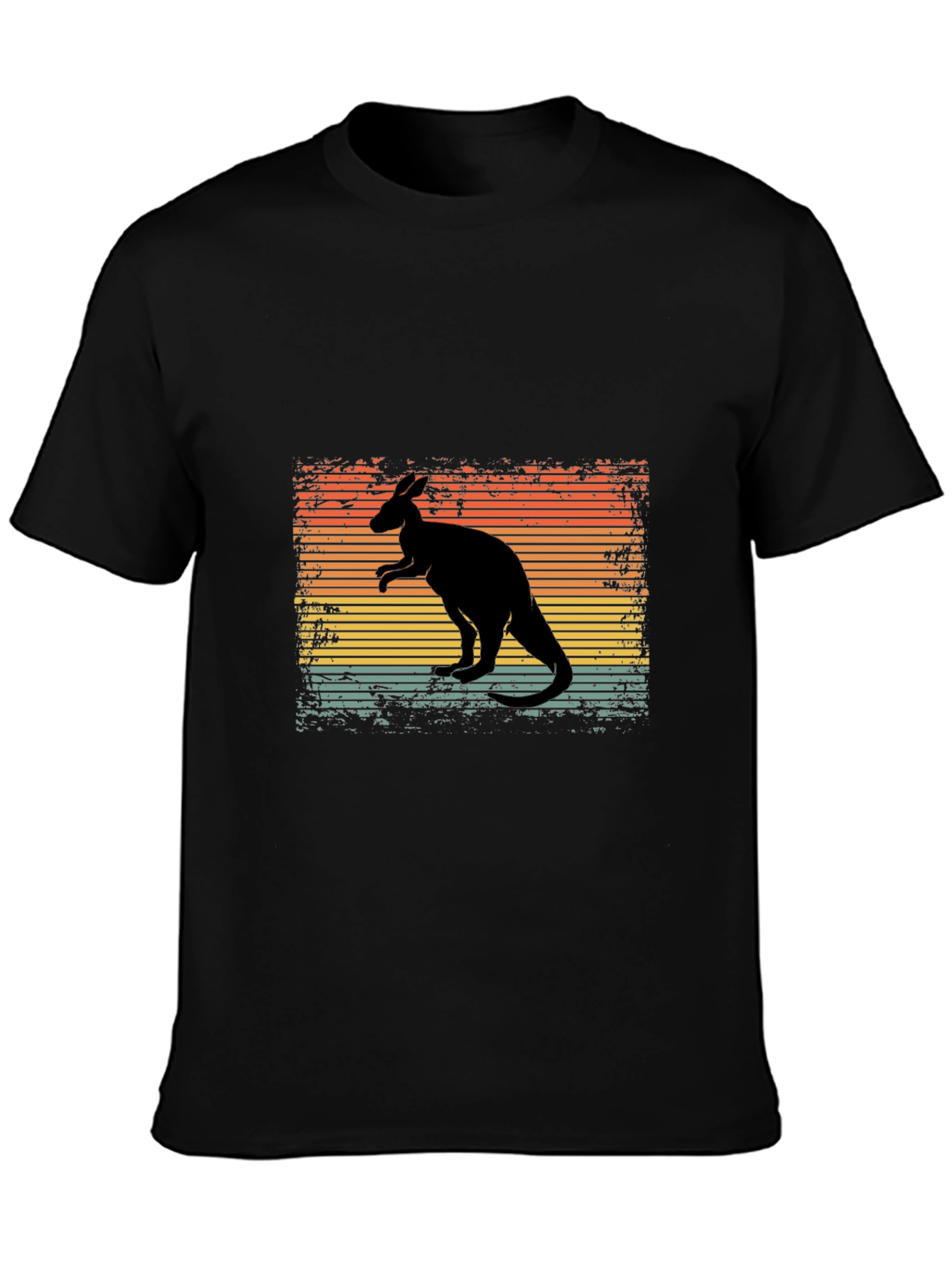 Retro Kangaroo Graphic T-Shirt