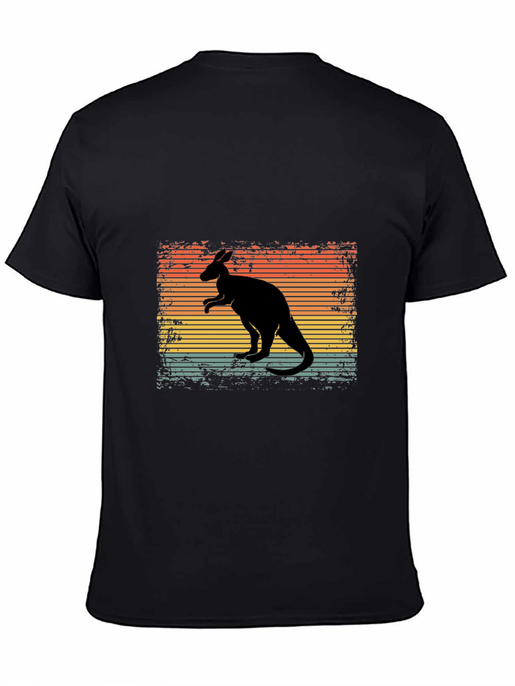 Retro Kangaroo Graphic T-Shirt