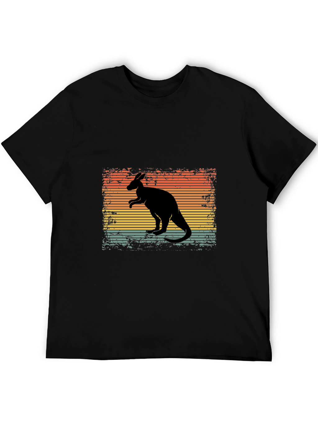 Retro Kangaroo Graphic T-Shirt