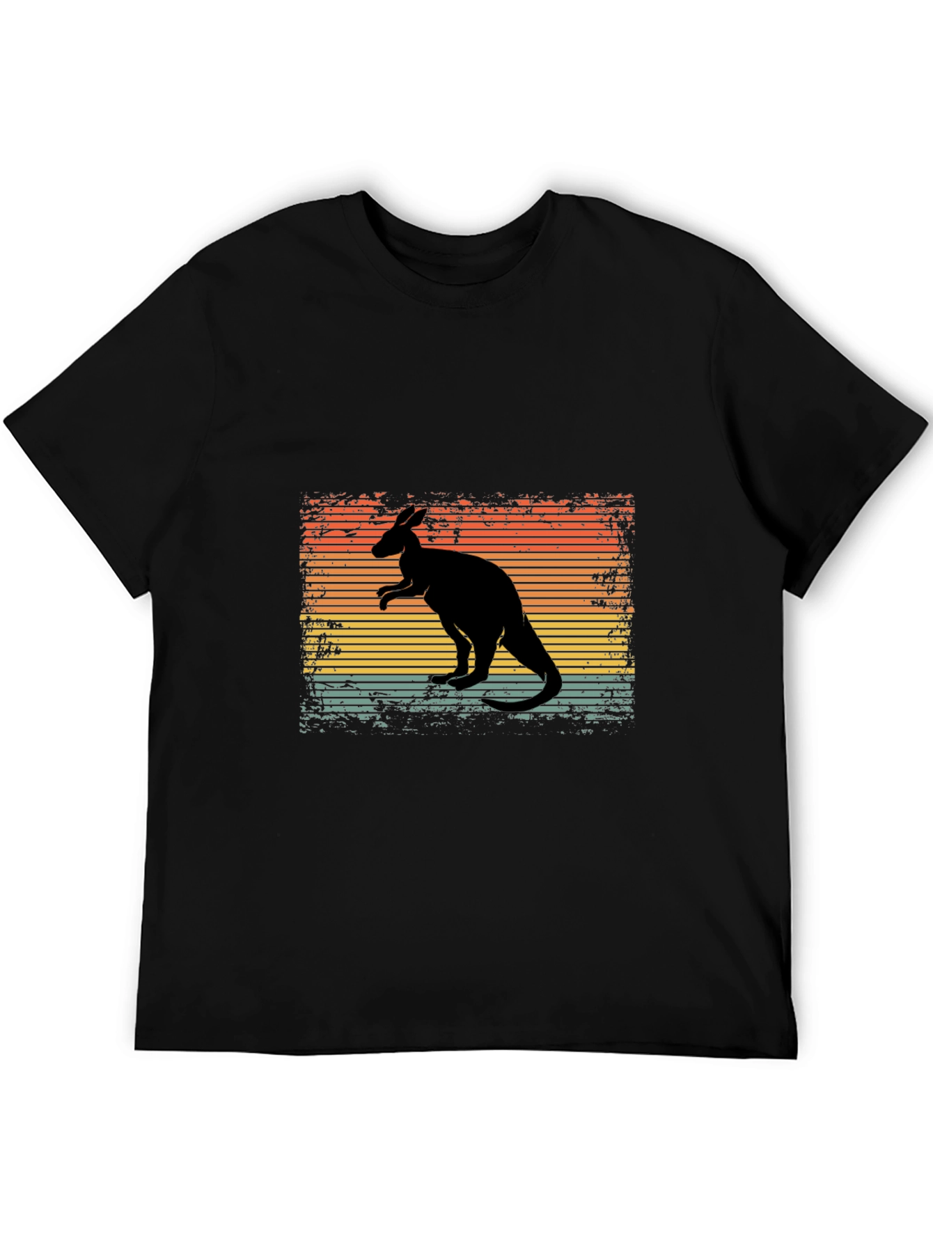 Retro Kangaroo Graphic T-Shirt