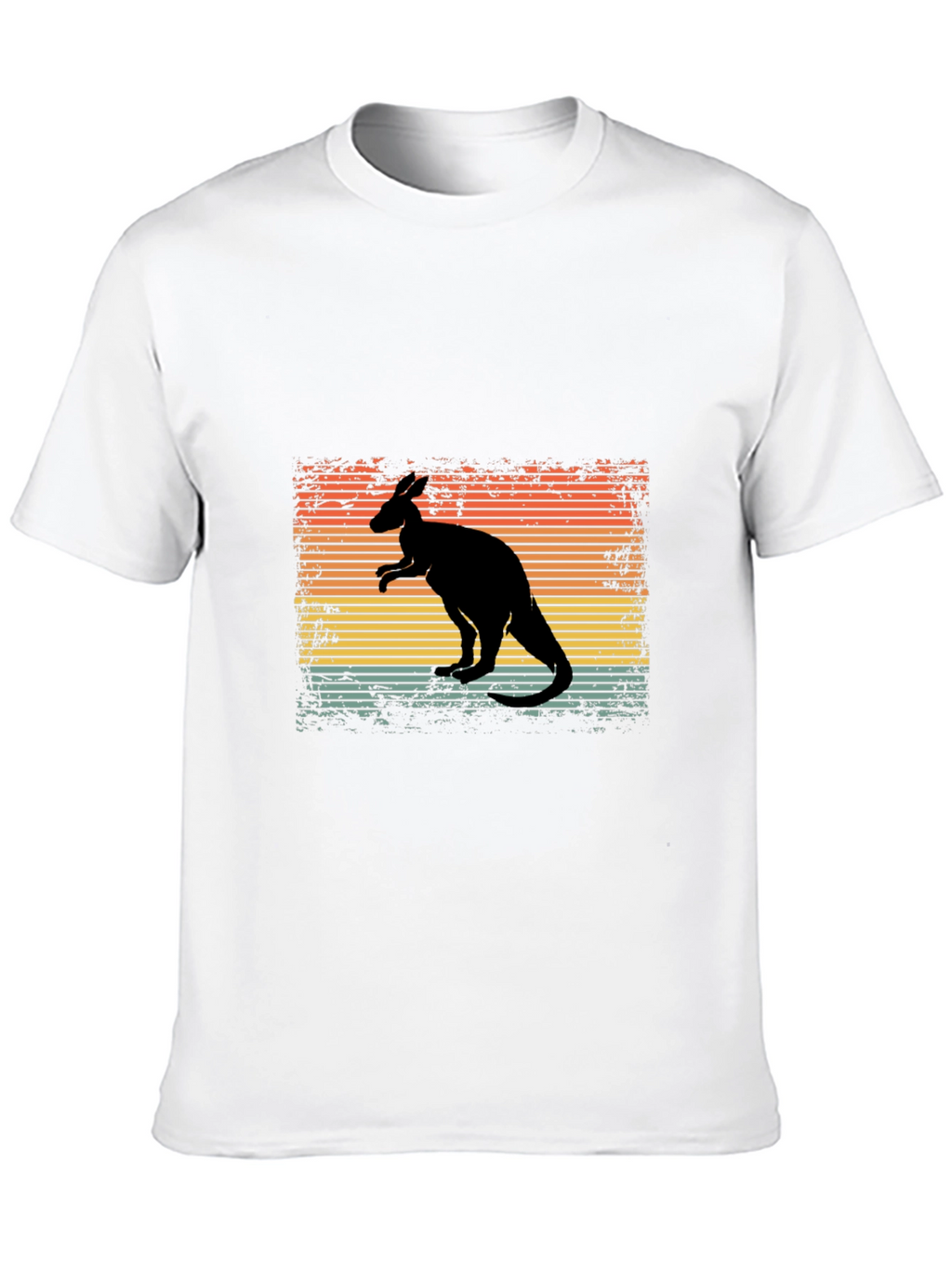 Retro Kangaroo Graphic T-Shirt