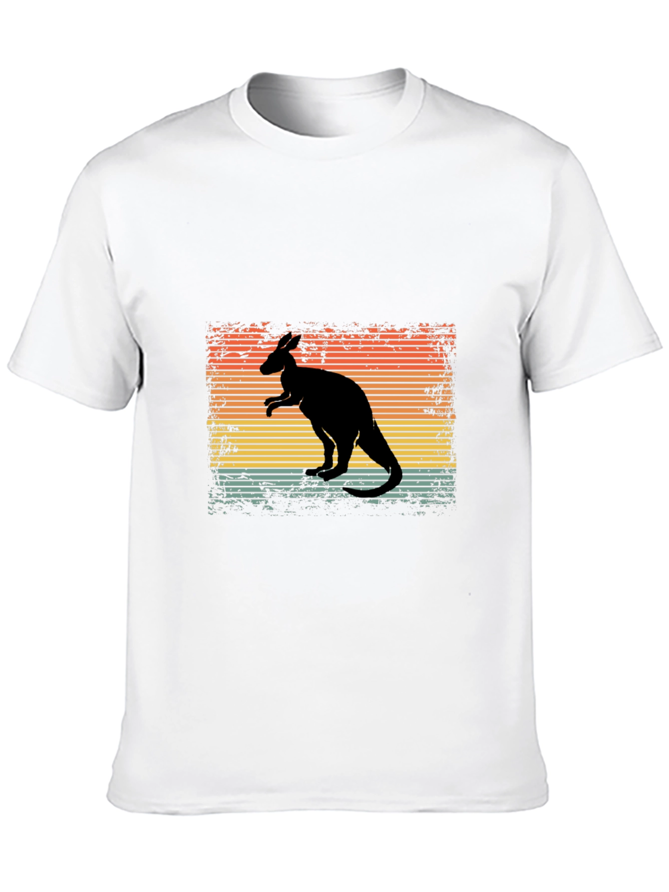 Retro Kangaroo Graphic T-Shirt