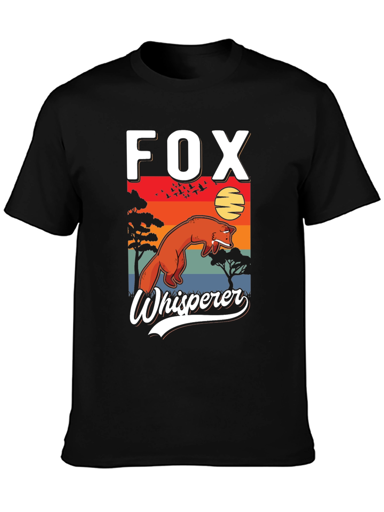 Fox Whisperer Graphic Tee - Unique Wildlife Design