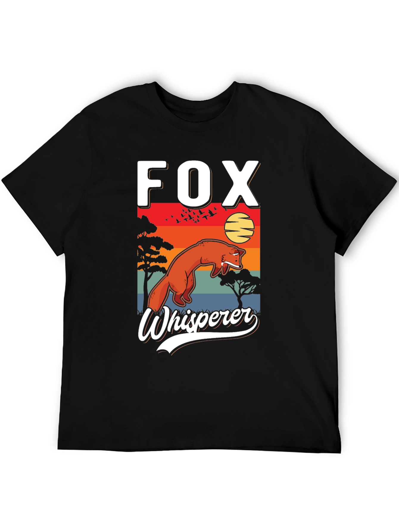 Fox Whisperer Graphic Tee - Unique Wildlife Design