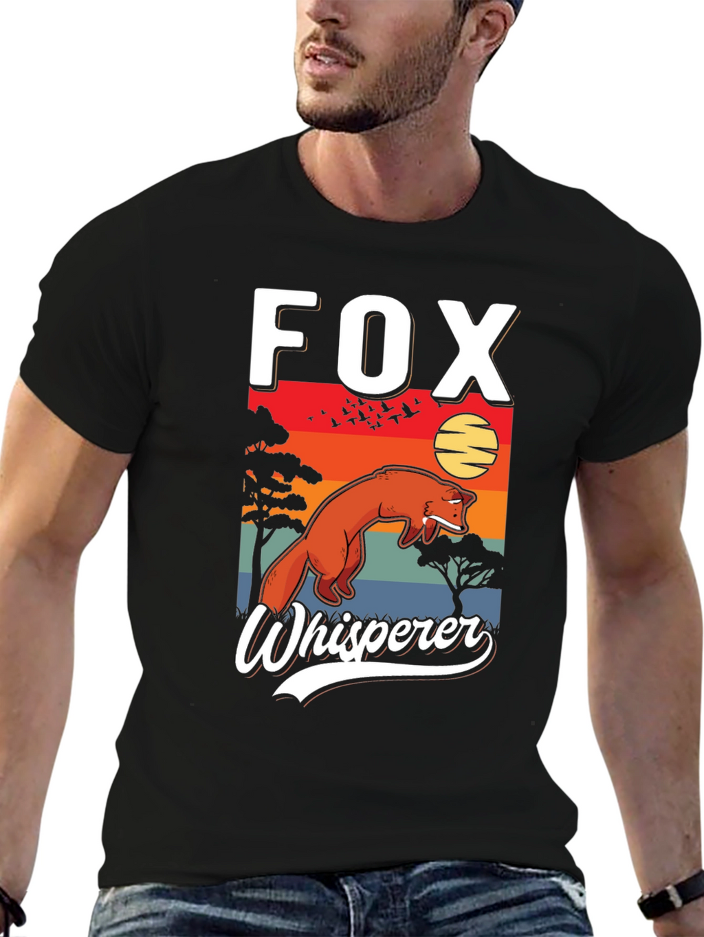 Fox Whisperer Graphic Tee - Unique Wildlife Design
