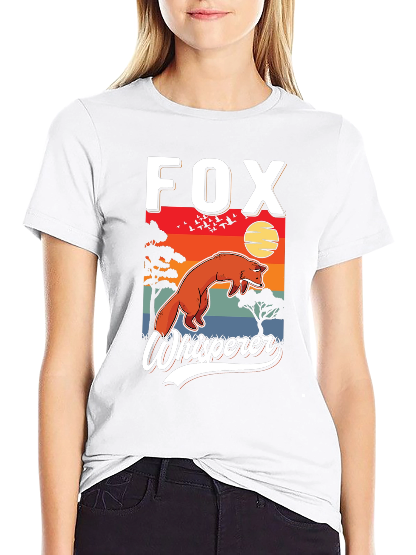 Fox Whisperer Graphic Tee - Unique Wildlife Design