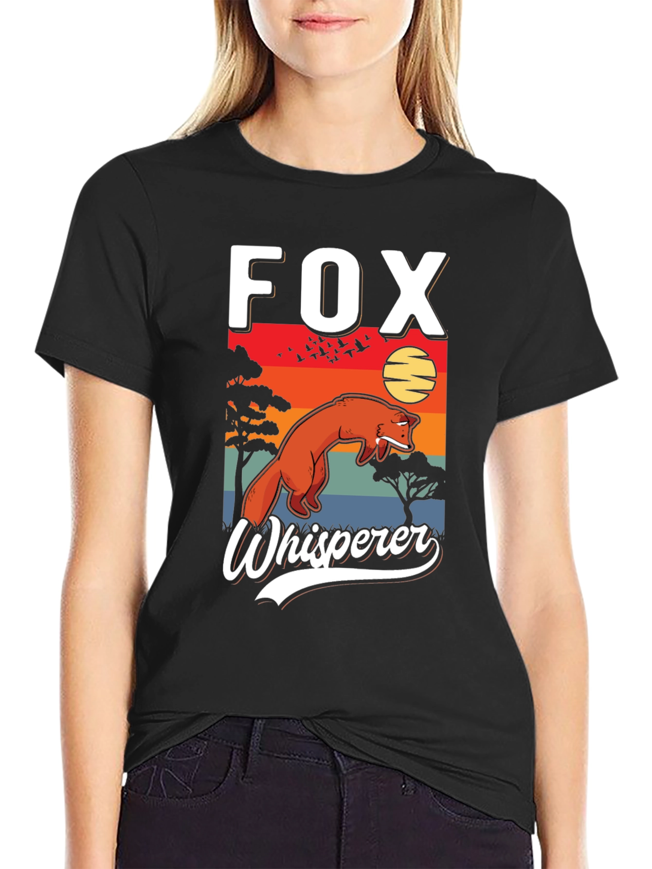 Fox Whisperer Graphic Tee - Unique Wildlife Design