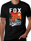 Fox Whisperer Graphic Tee - Unique Wildlife Design