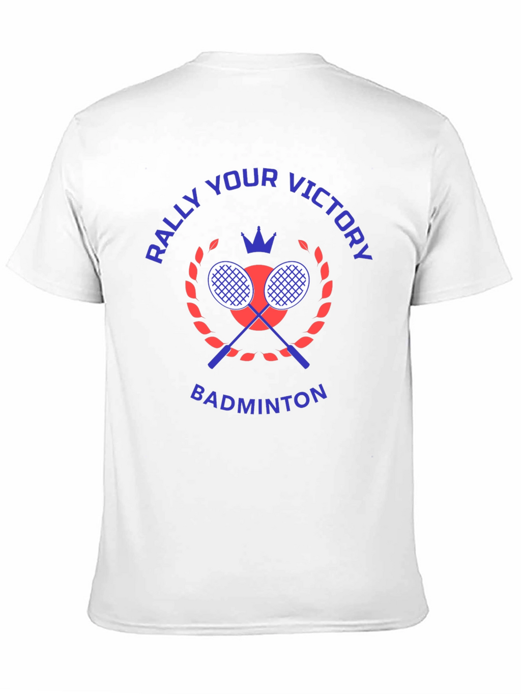 Rally Your Victory Badminton T-Shirt - Black
