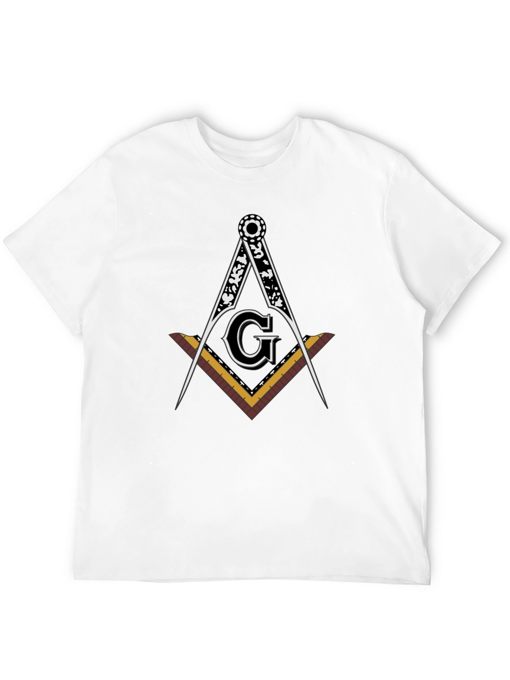 Masonic Square & Compass Black T-Shirt