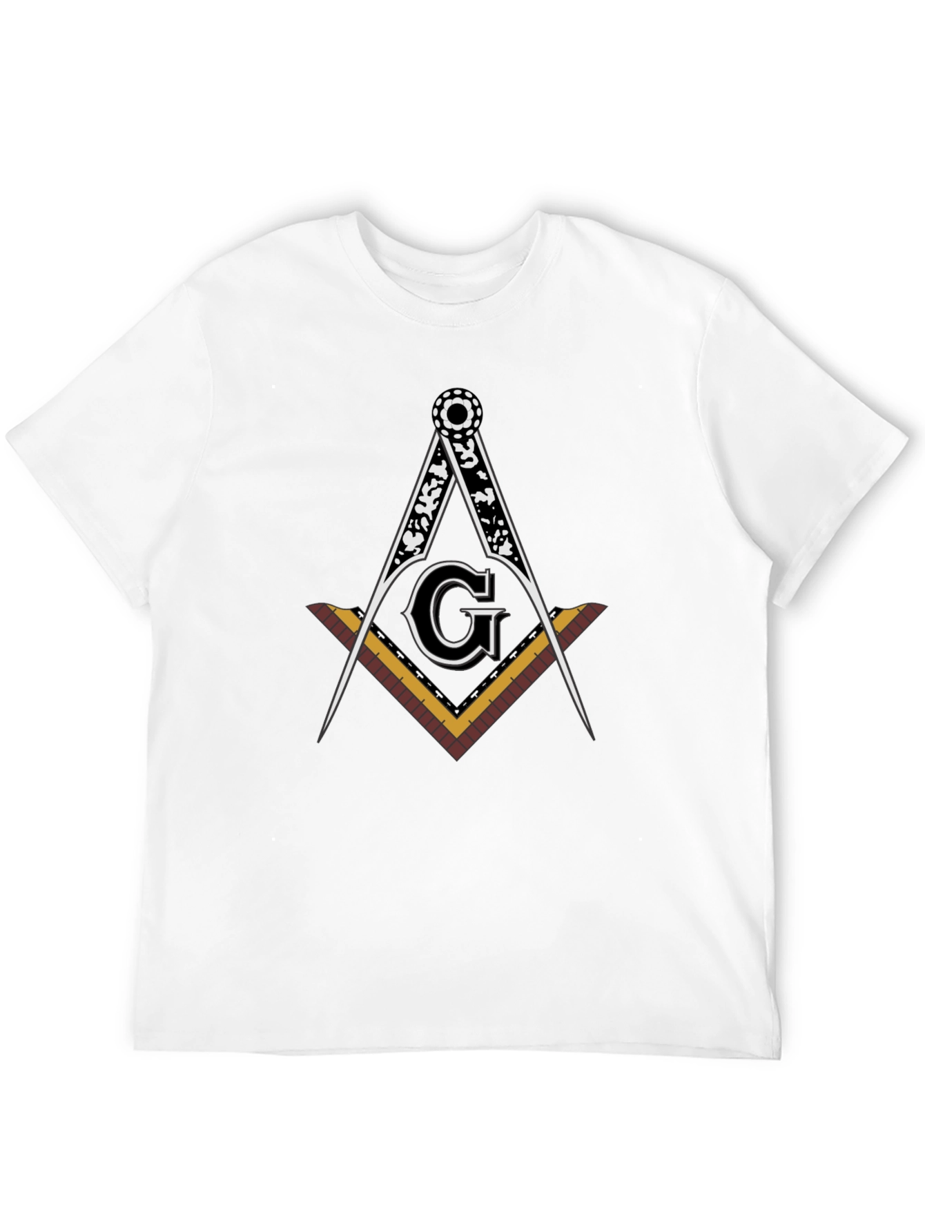 Masonic Square & Compass Black T-Shirt