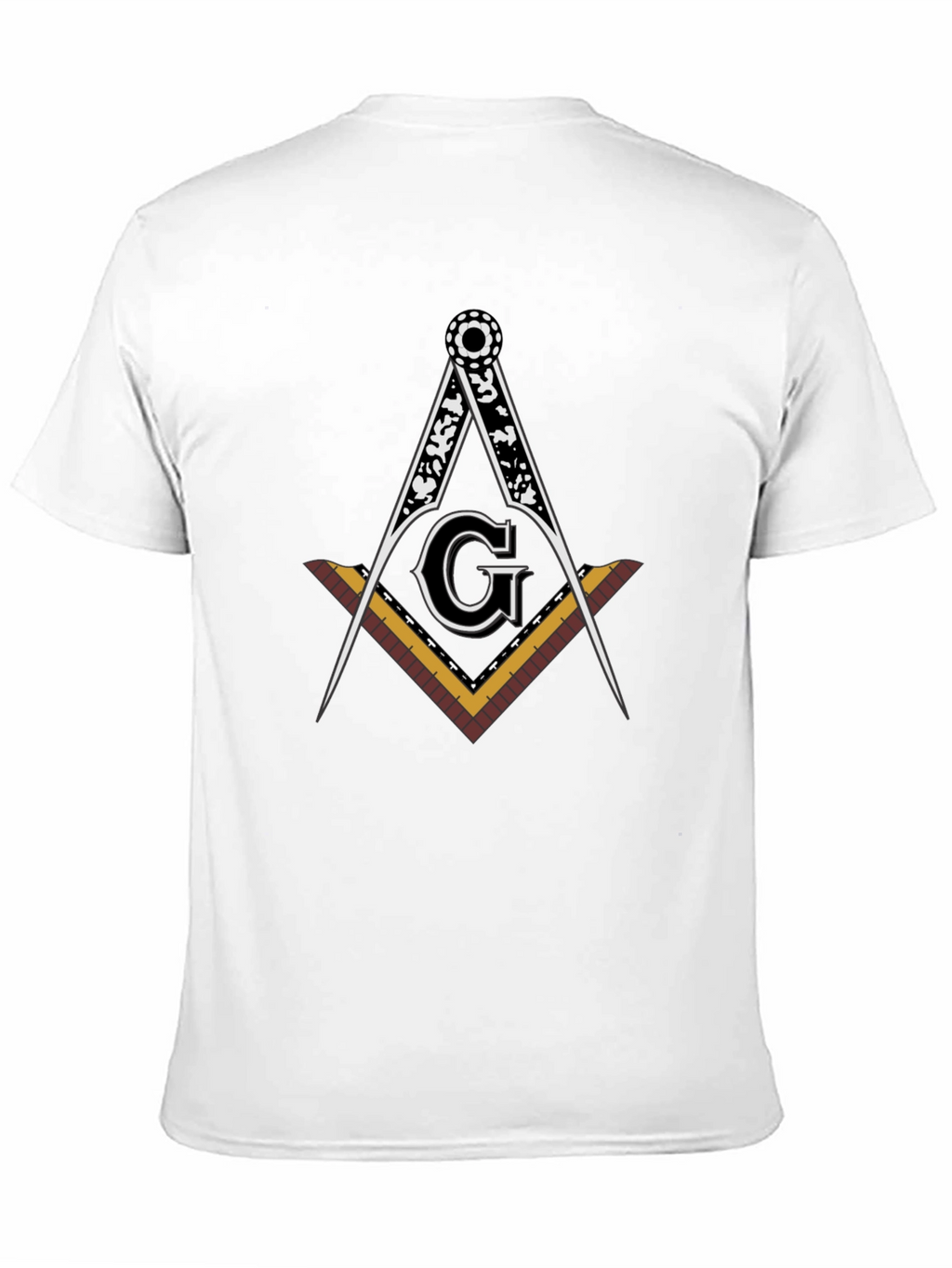 Masonic Square & Compass Black T-Shirt