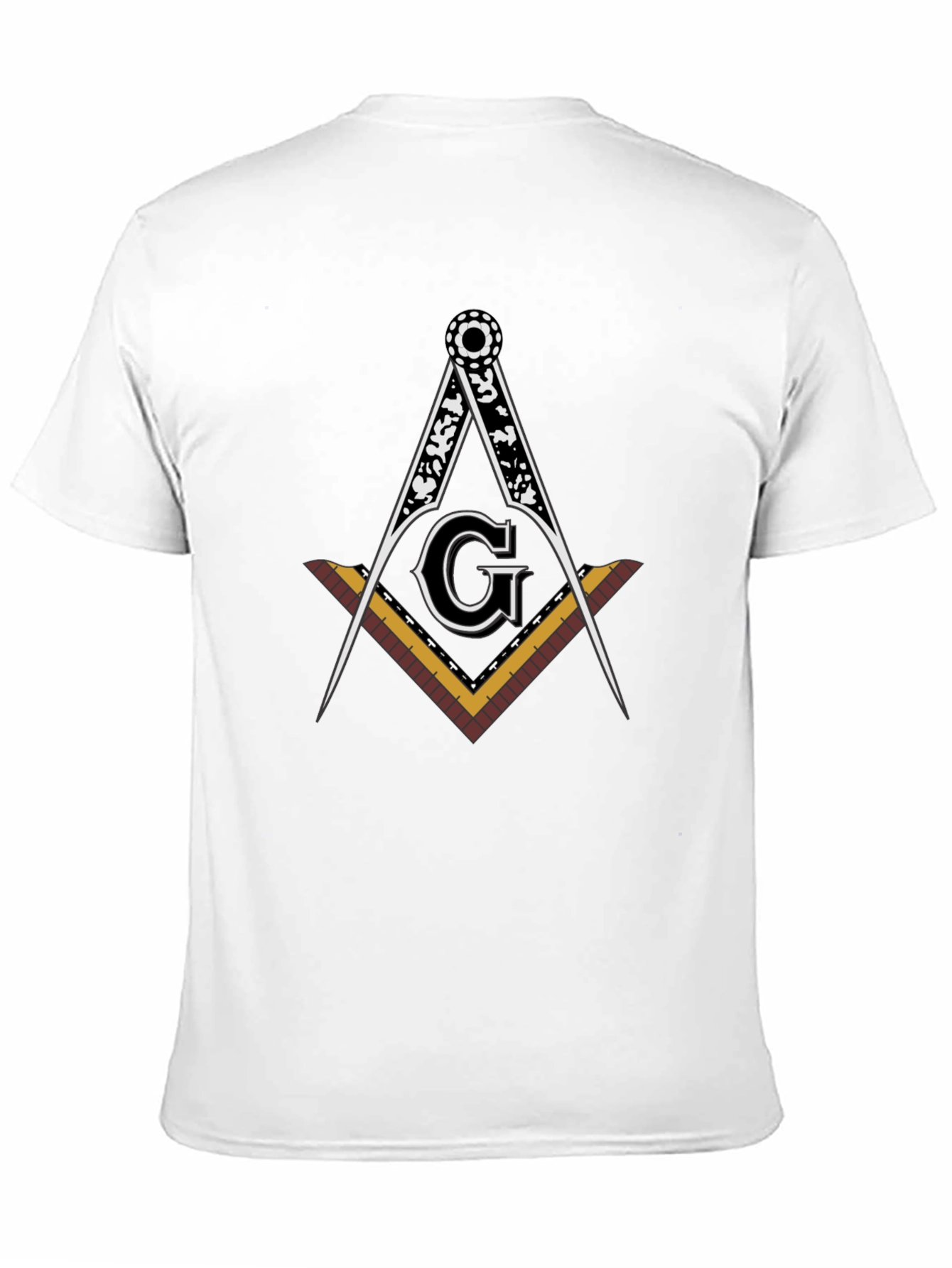 Masonic Square & Compass Black T-Shirt