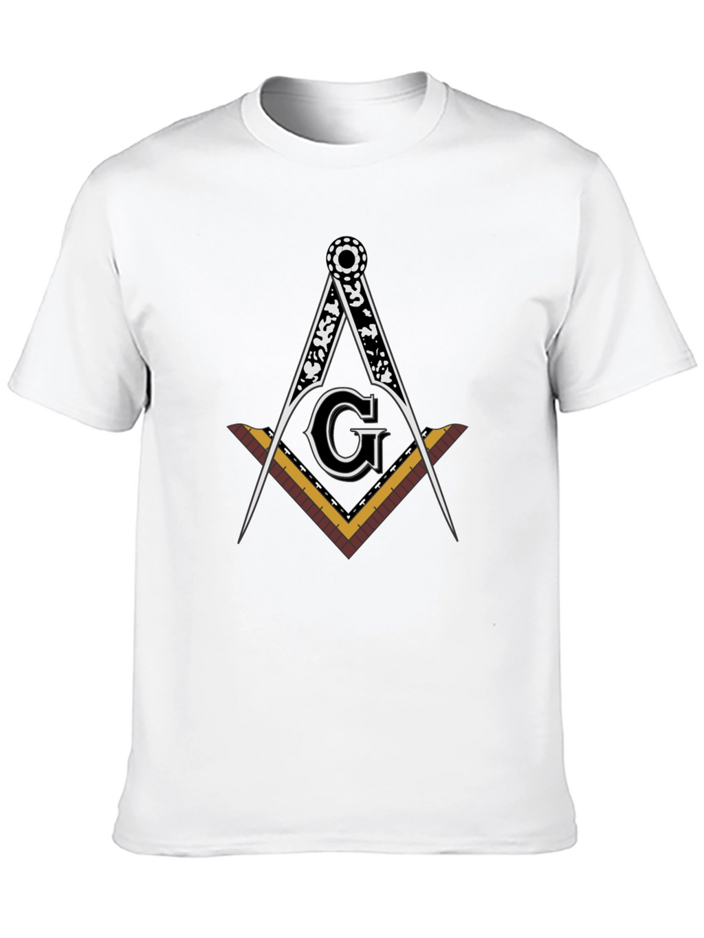Masonic Square & Compass Black T-Shirt