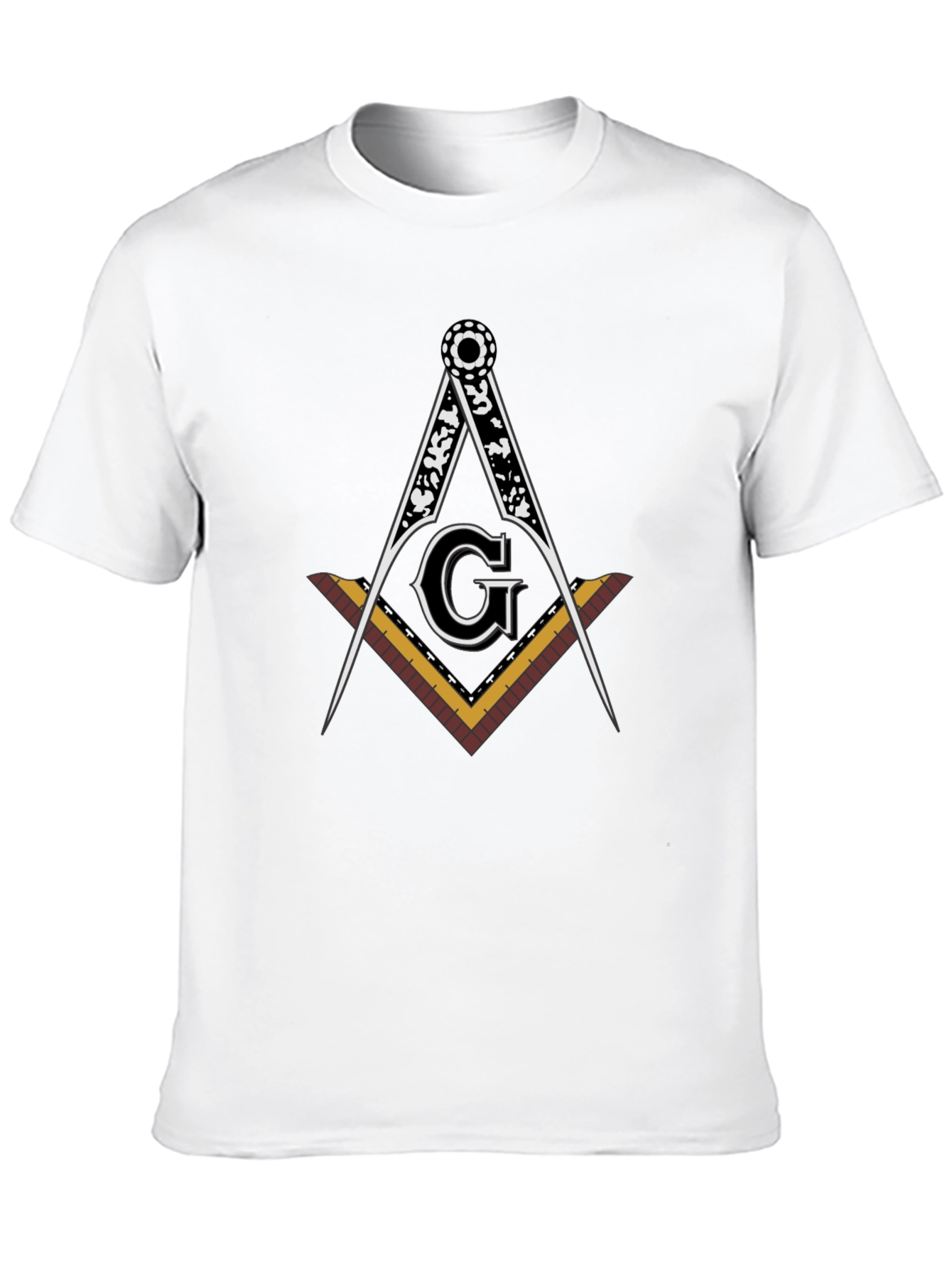 Masonic Square & Compass Black T-Shirt