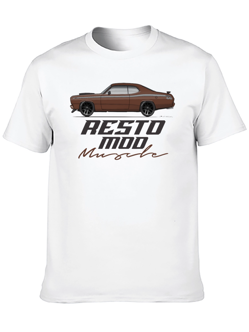 Resto Mod Muscle Car Graphic T-Shirt