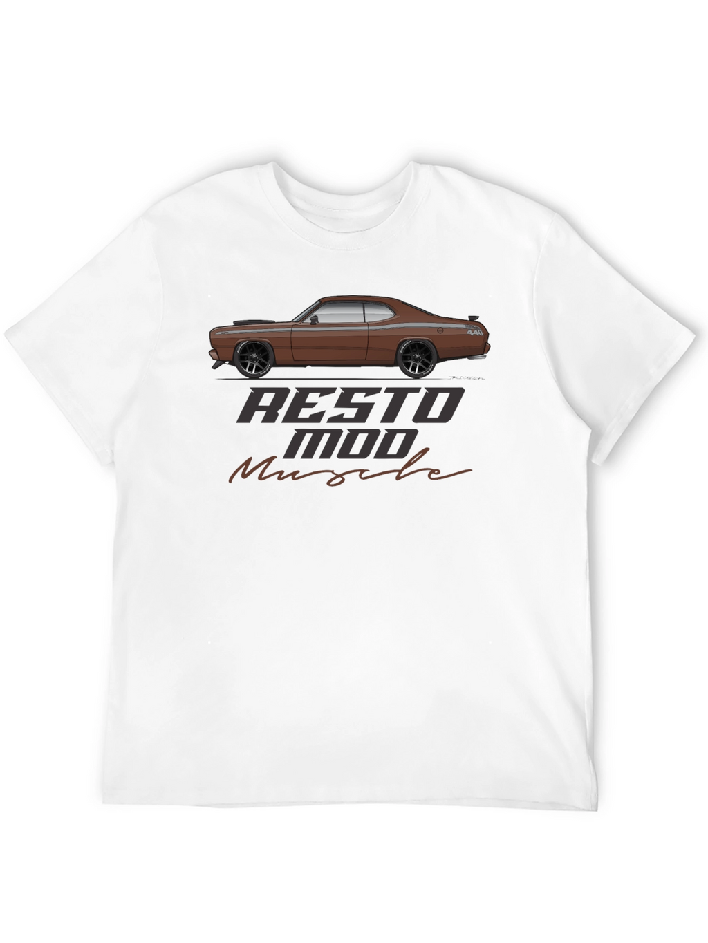 Resto Mod Muscle Car Graphic T-Shirt