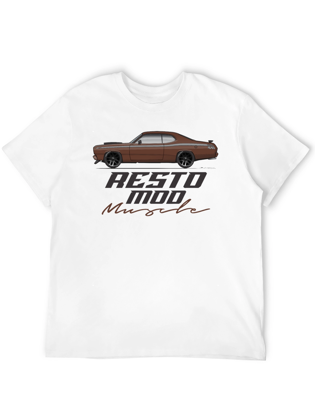 Resto Mod Muscle Car Graphic T-Shirt