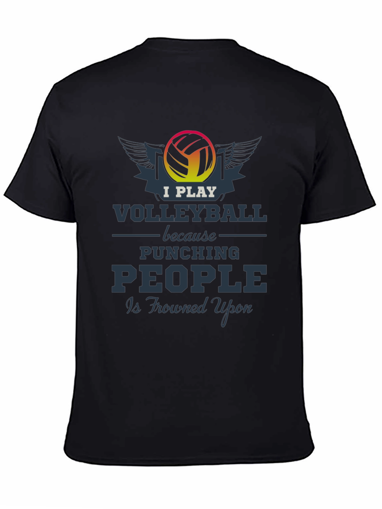 Volleyball Player Graphic Tee - Funny Sport T-Shirt