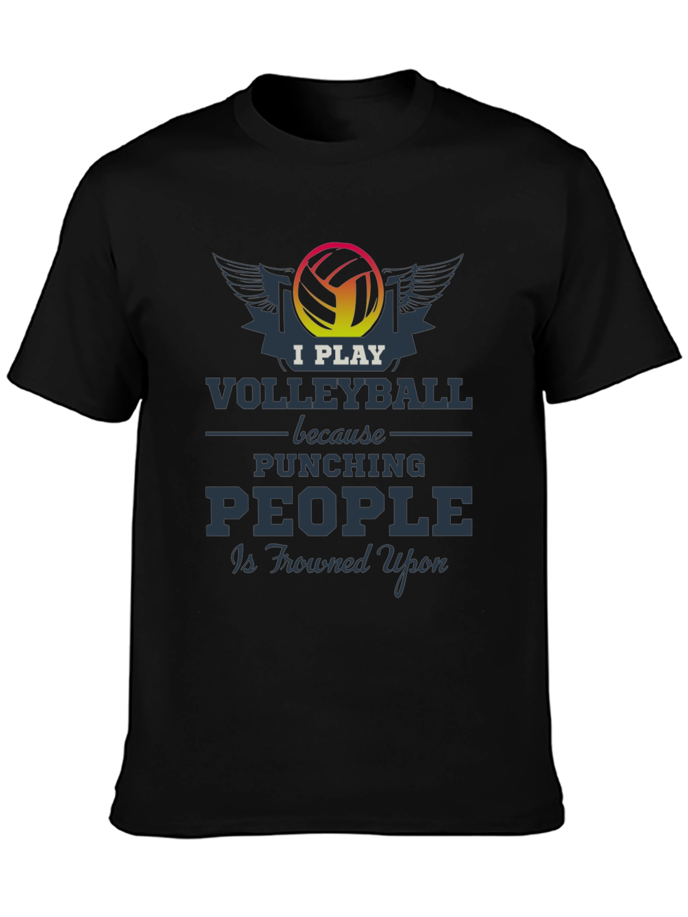 Volleyball Player Graphic Tee - Funny Sport T-Shirt