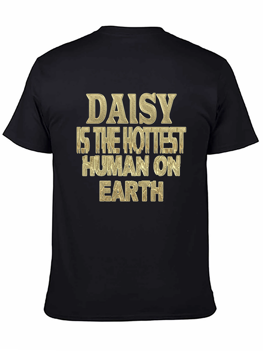 Daisy Hottest Human T-Shirt - Black