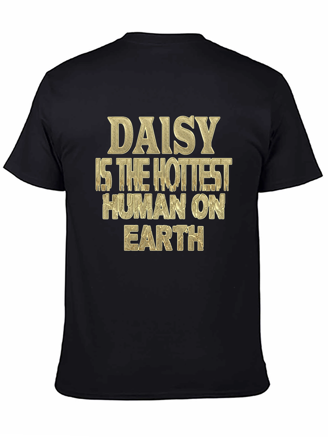 Daisy Hottest Human T-Shirt - Black