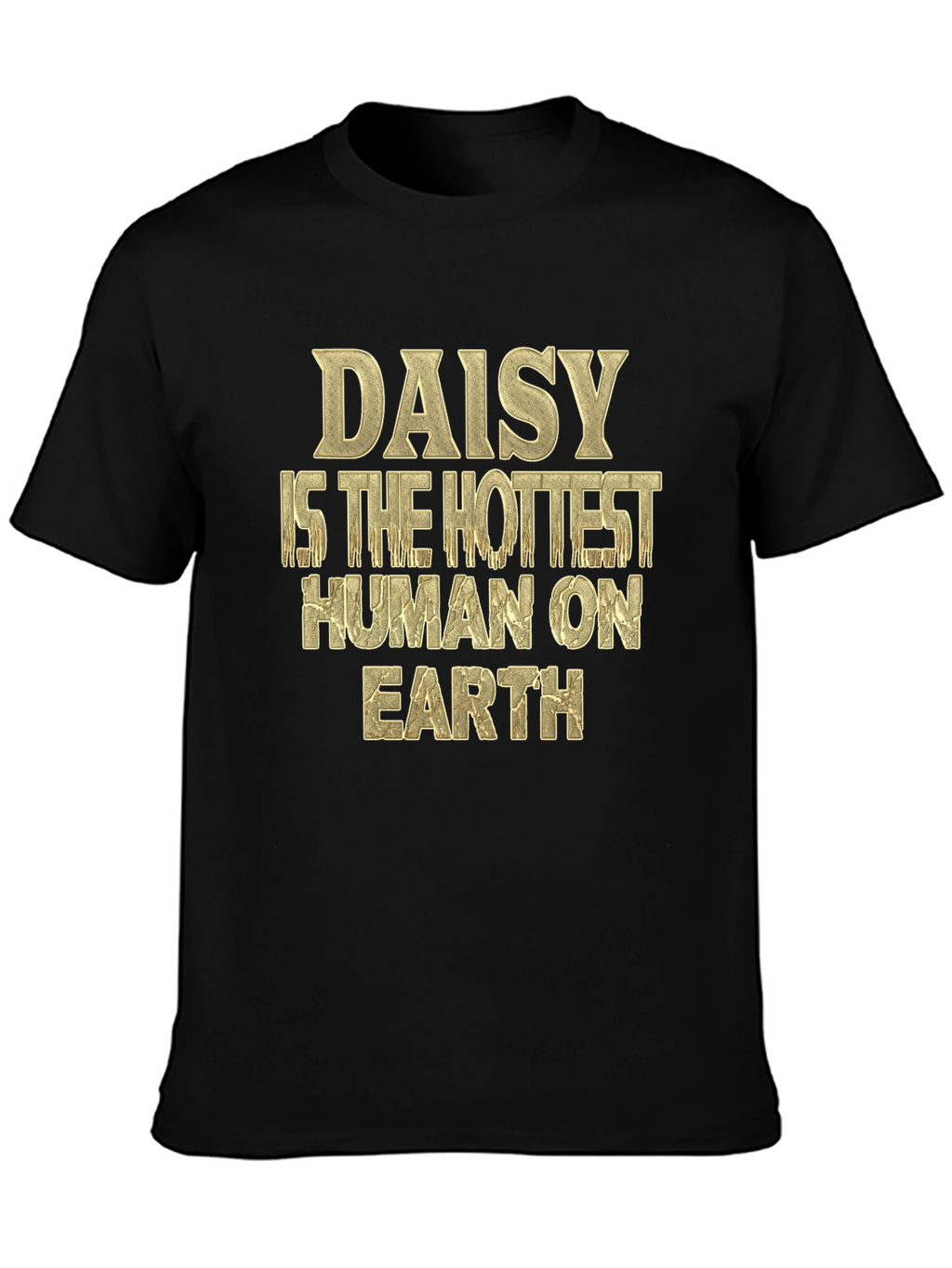 Daisy Hottest Human T-Shirt - Black