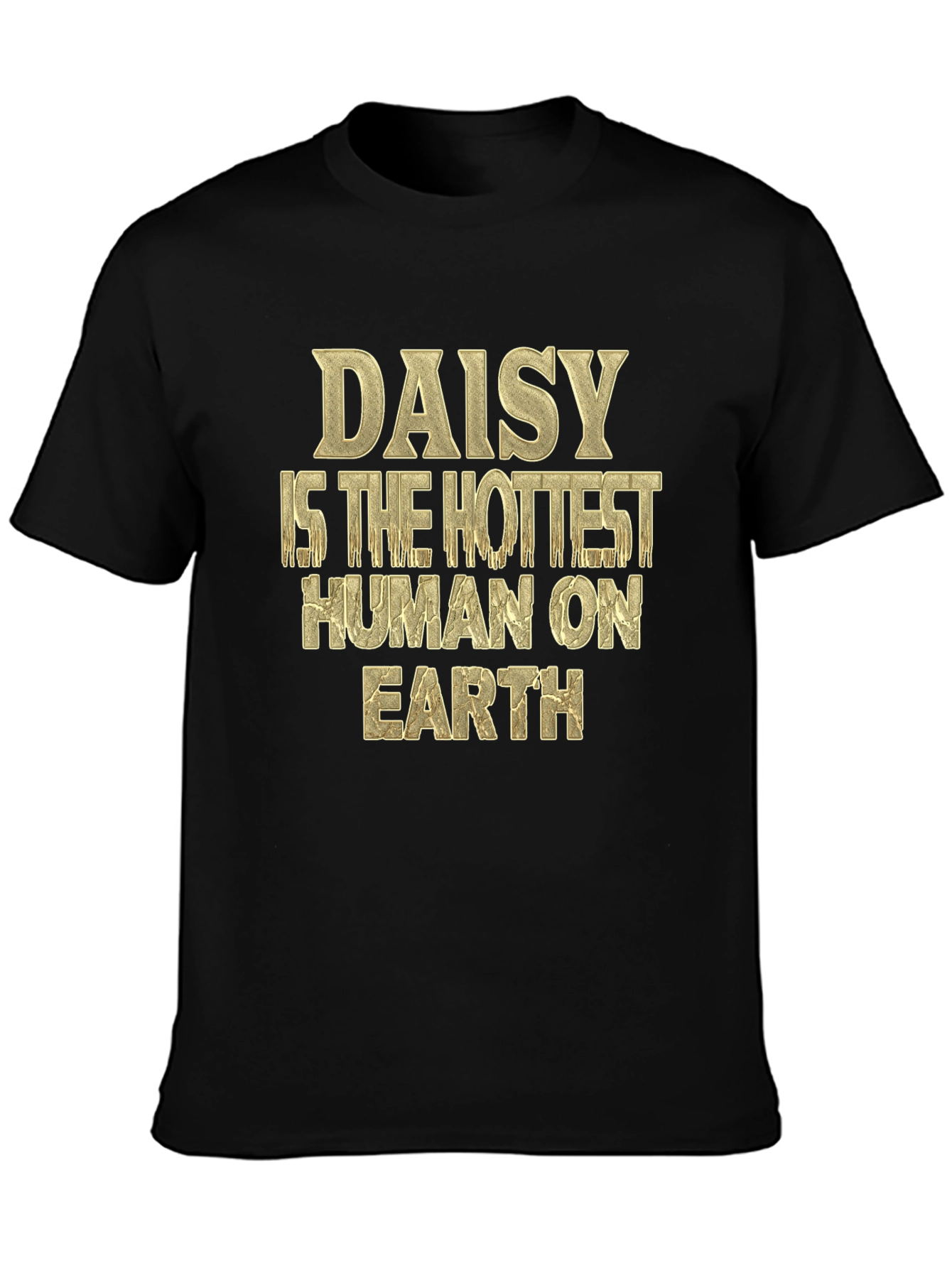 Daisy Hottest Human T-Shirt - Black