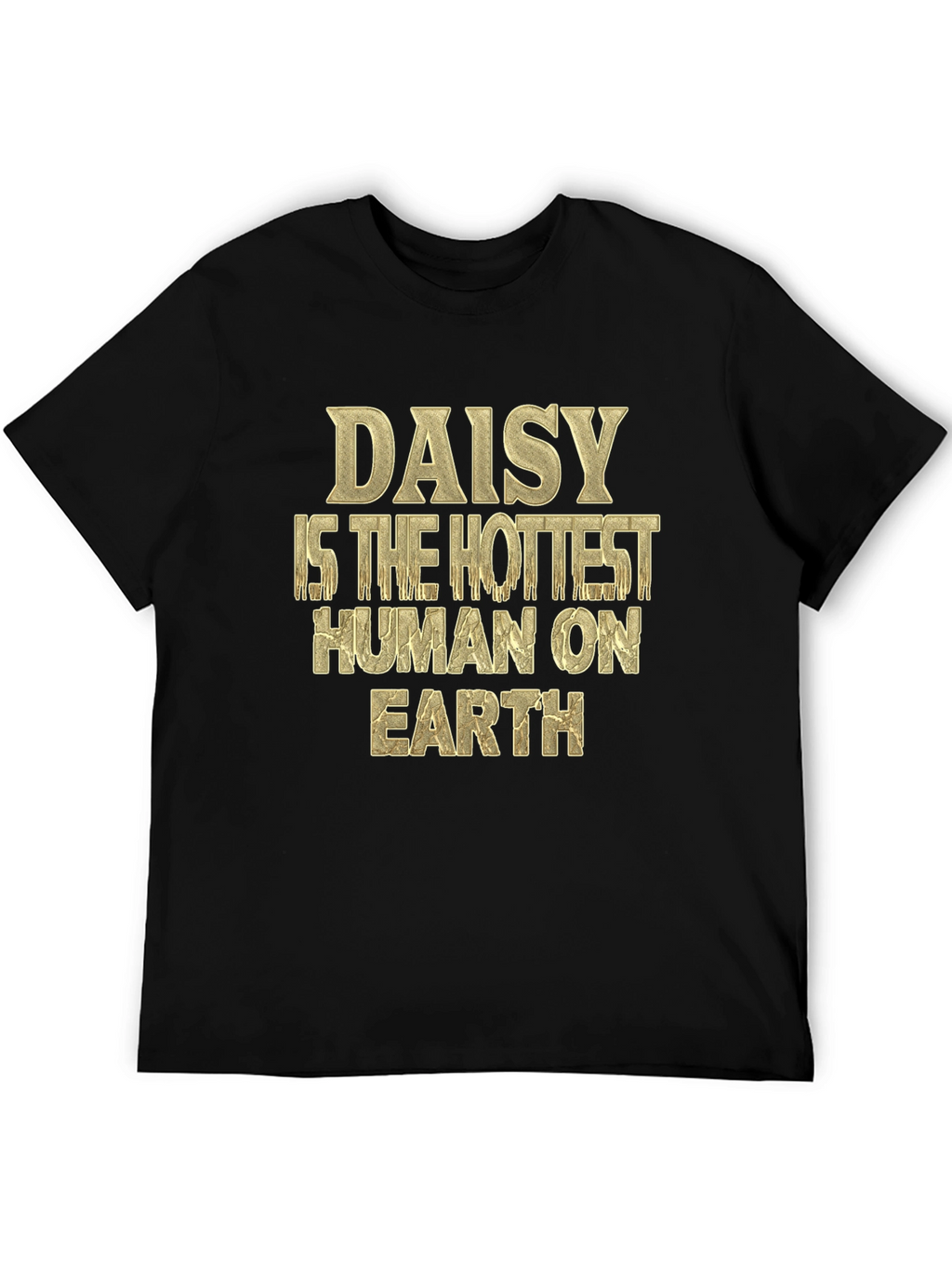 Daisy Hottest Human T-Shirt - Black