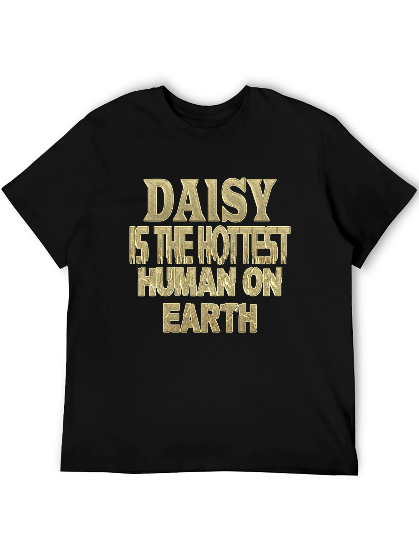 Daisy Hottest Human T-Shirt - Black