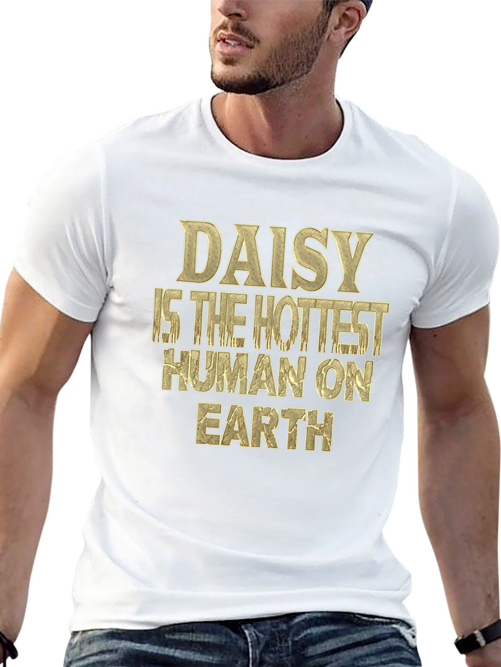 Daisy Hottest Human T-Shirt - Black