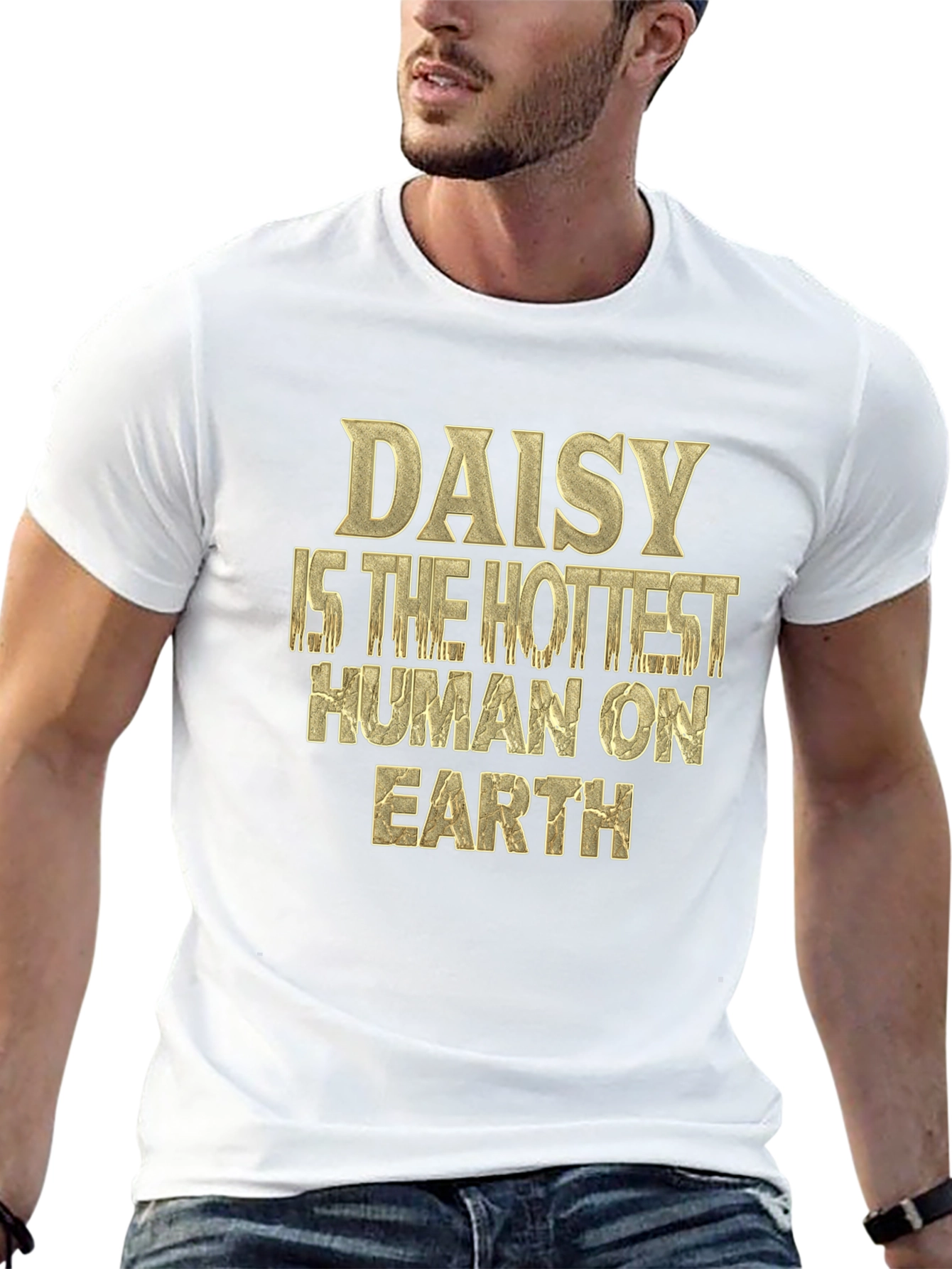 Daisy Hottest Human T-Shirt - Black