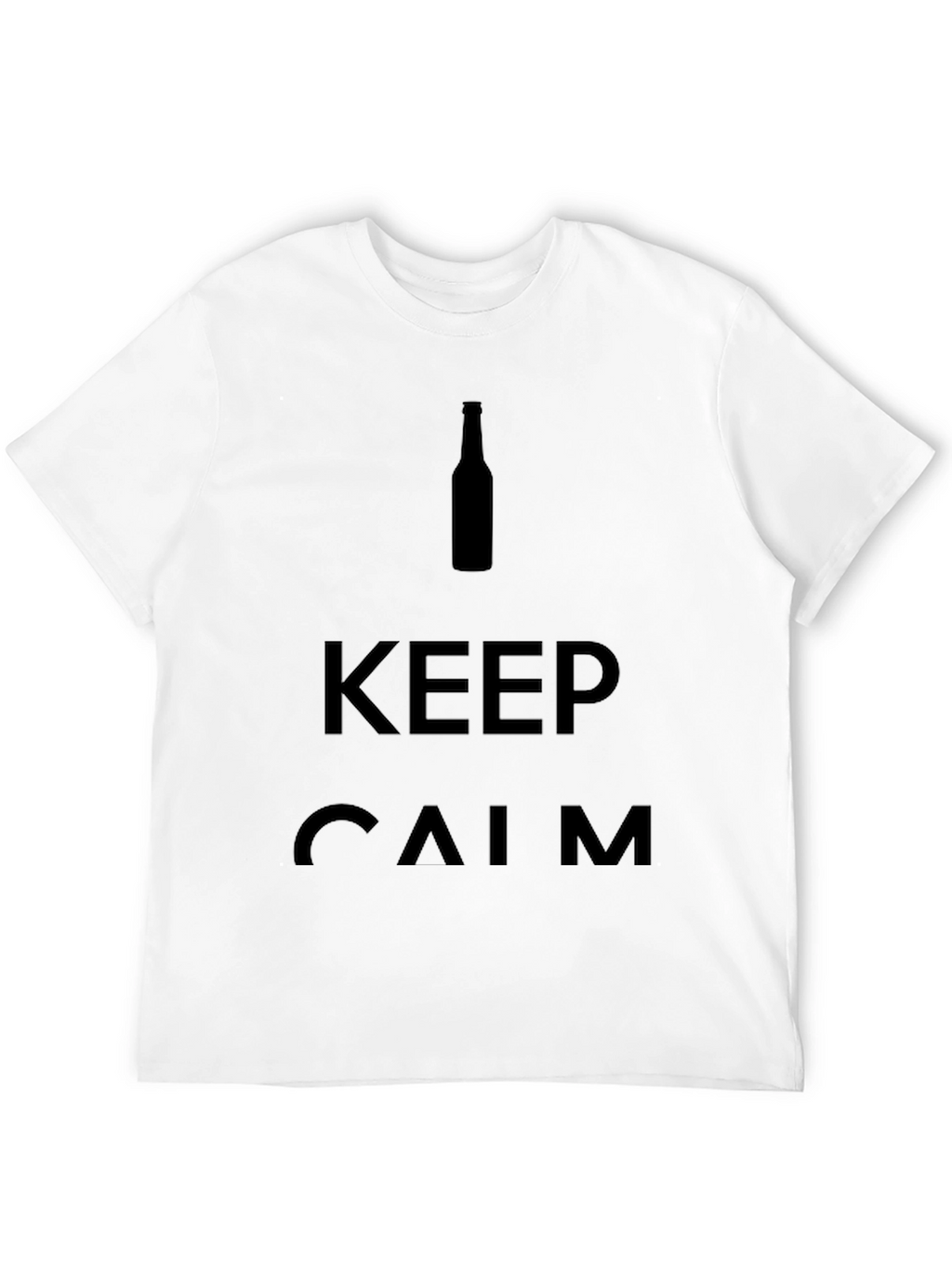 Keep Calm Graphic Print Tee