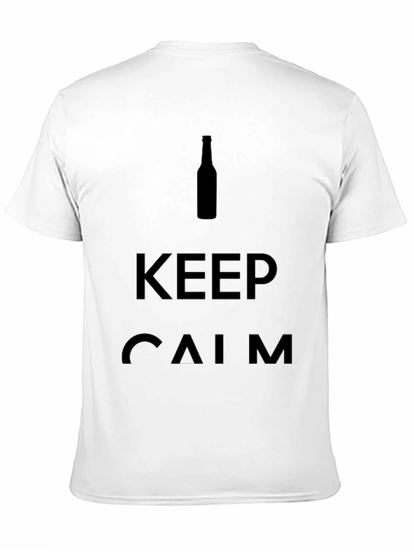 Keep Calm Graphic Print Tee