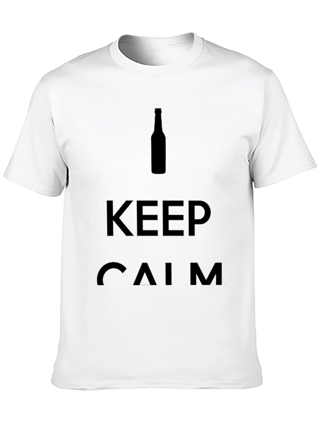 Keep Calm Graphic Print Tee