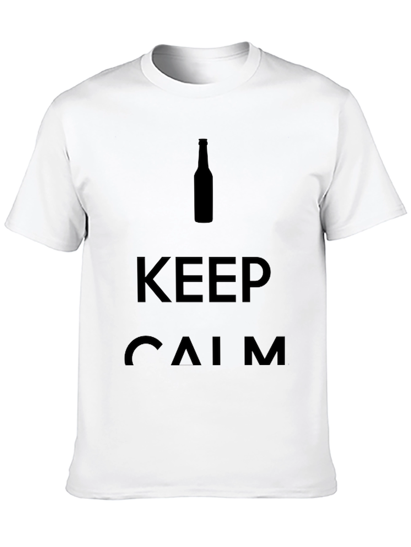 Keep Calm Graphic Print Tee