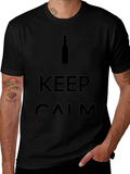 Keep Calm Graphic Print Tee