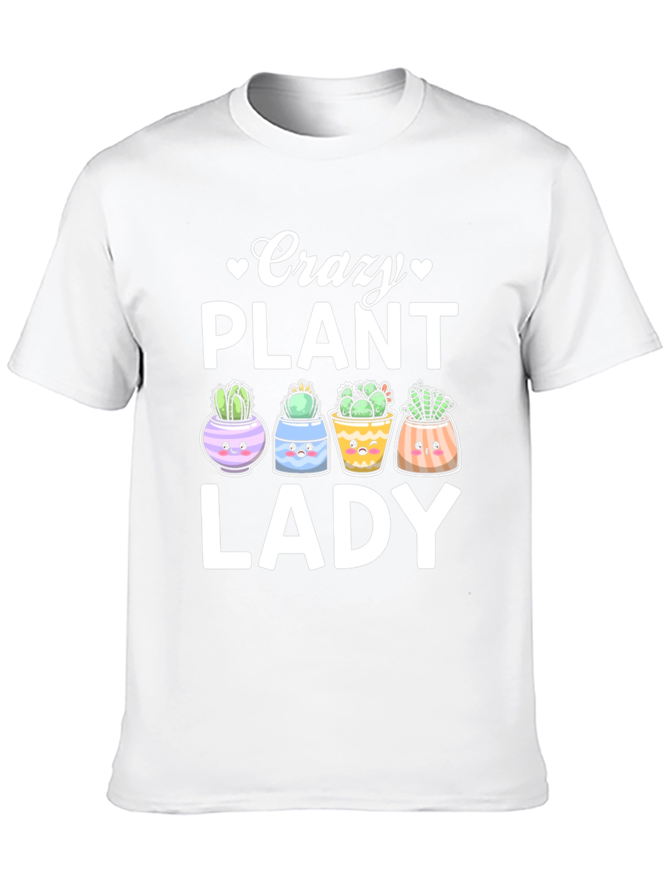 Crazy Plant Lady T-Shirt - Cute Succulent Design