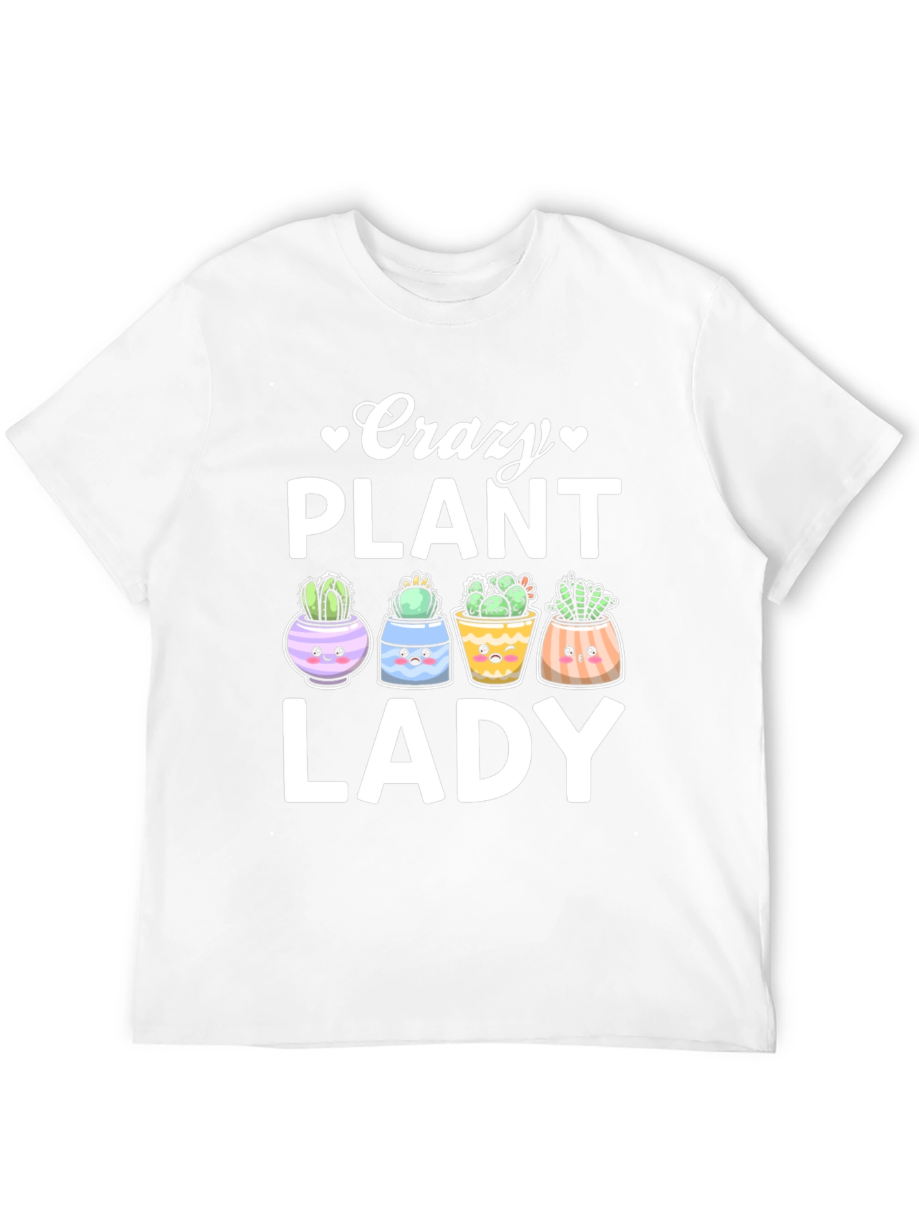 Crazy Plant Lady T-Shirt - Cute Succulent Design
