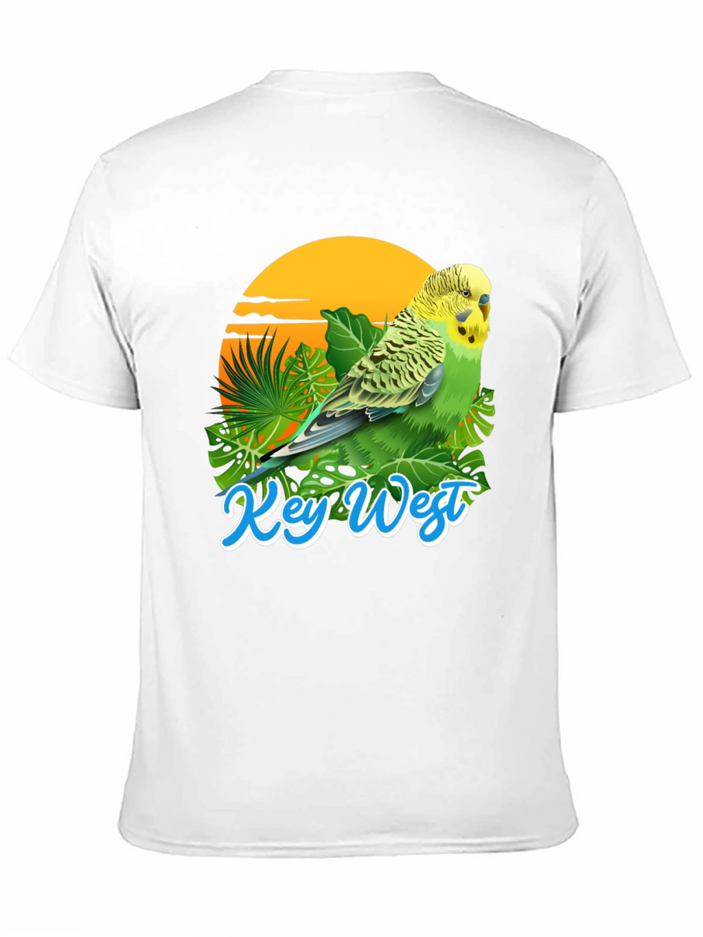 Key West Parakeet T-Shirt: Tropical Bird Tee