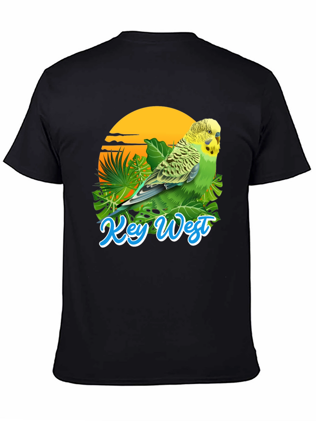 Key West Parakeet T-Shirt: Tropical Bird Tee