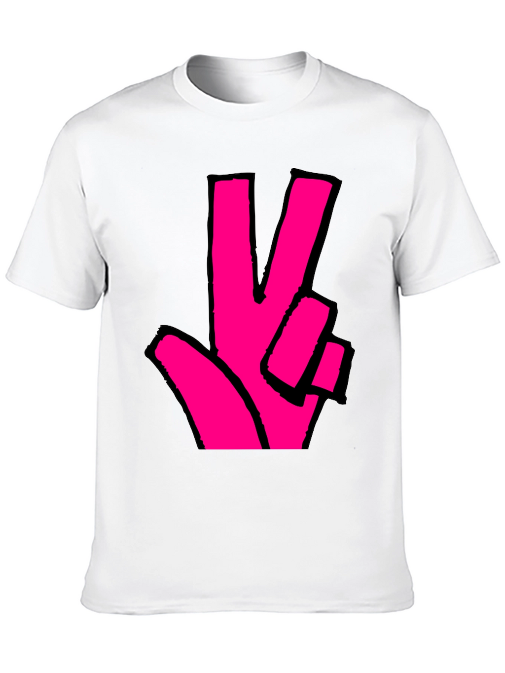 Peace Sign Graphic T-Shirt