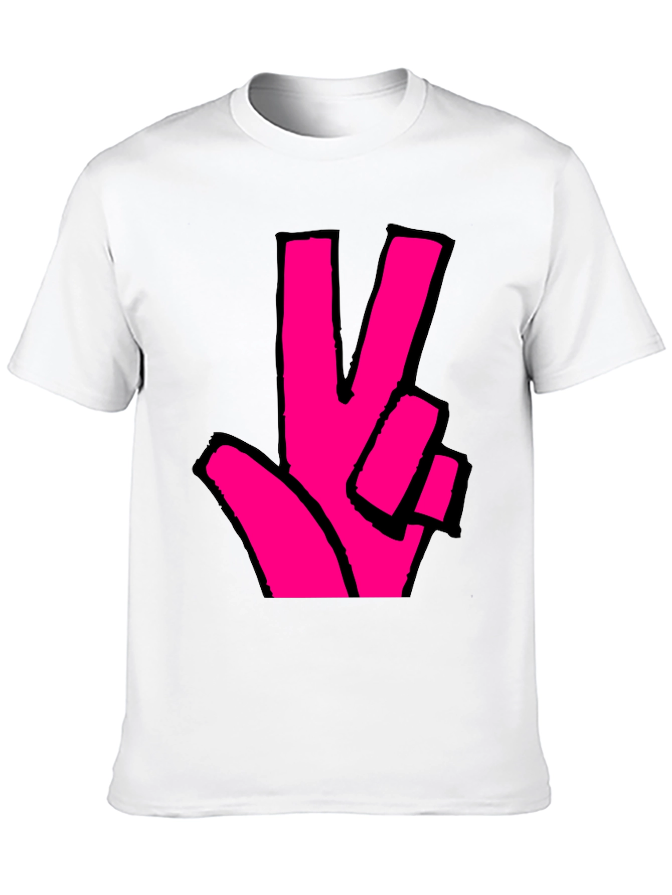 Peace Sign Graphic T-Shirt