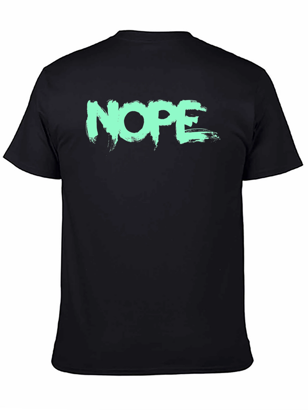 NOPE Graphic Tee - Brush Stroke Design