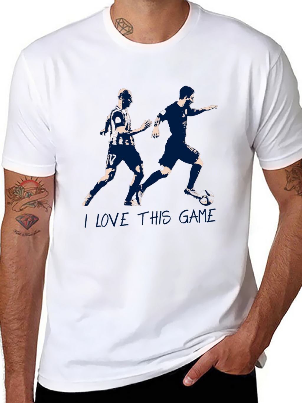 I Love This Game Soccer Graphic Tee