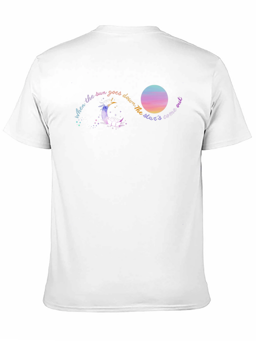 Celestial Dream T-Shirt - Moon and Stars Graphic Tee