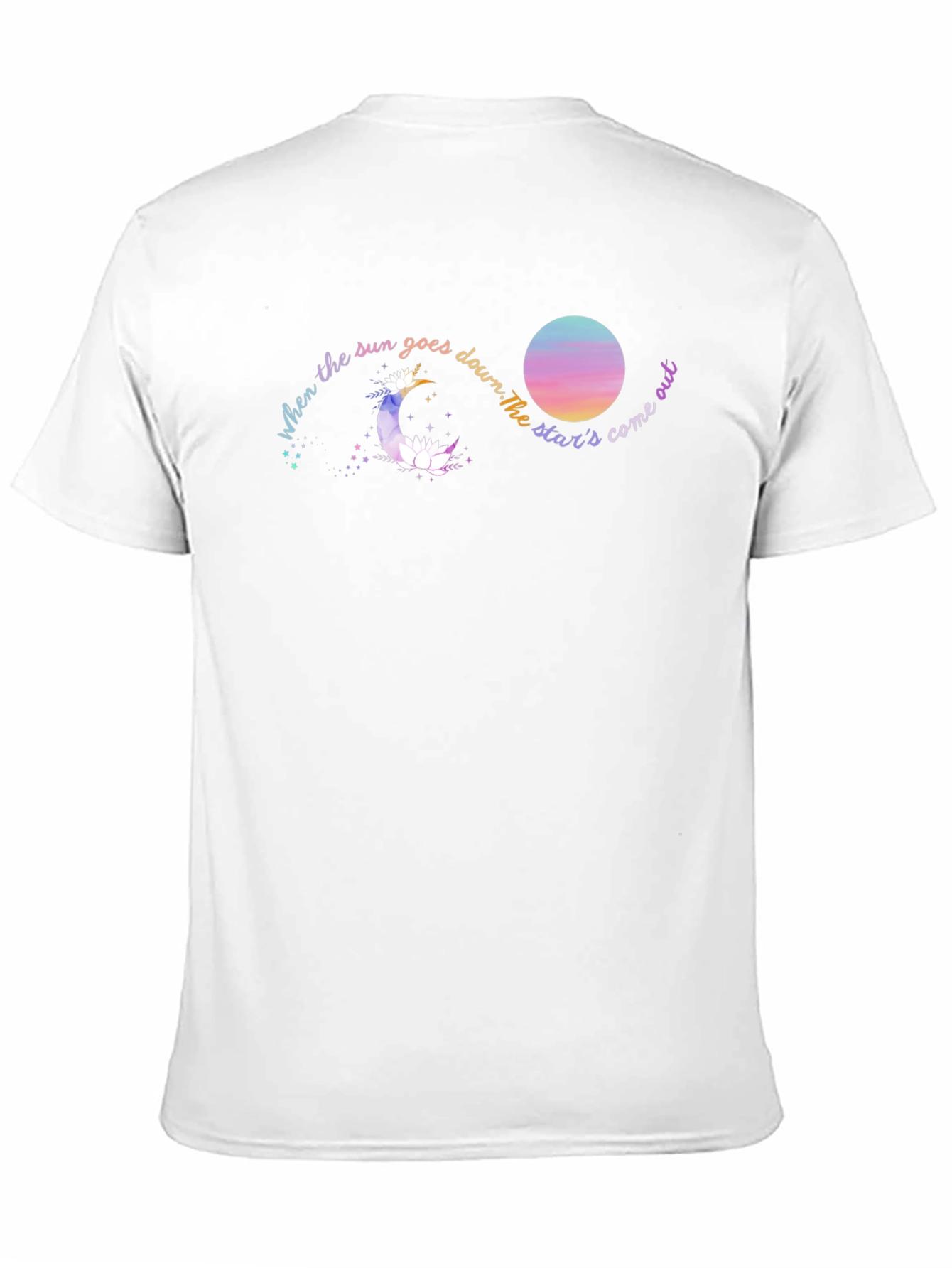 Celestial Dream T-Shirt - Moon and Stars Graphic Tee