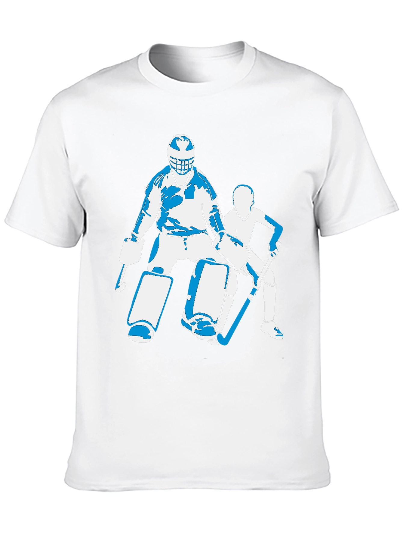 Hockey Goalie Graphic T-Shirt - Black