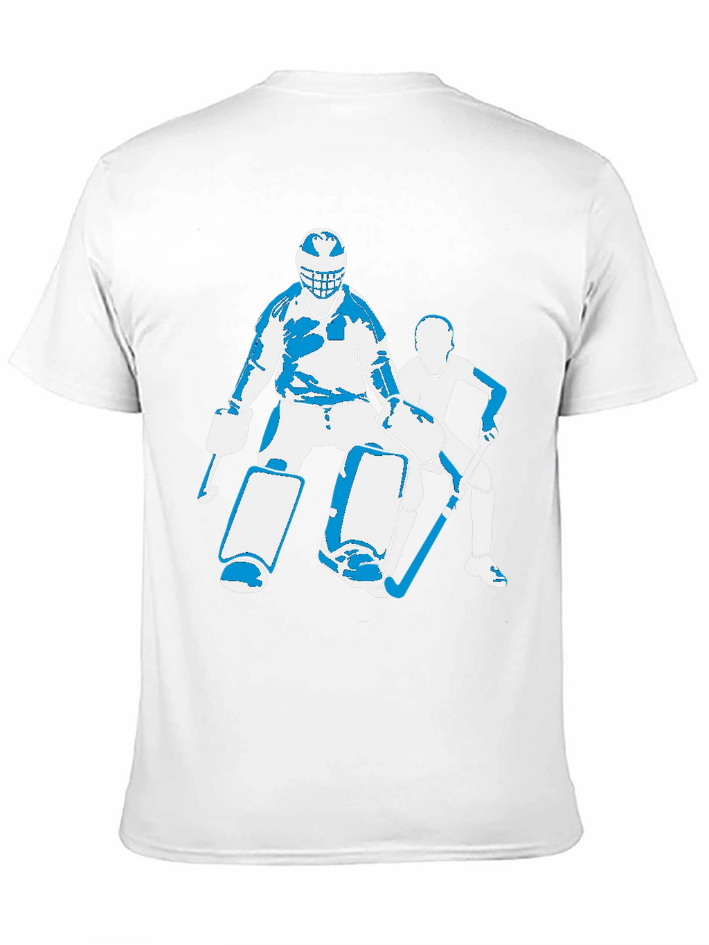 Hockey Goalie Graphic T-Shirt - Black